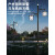 仿古中式灯笼双头园林景观灯复古路灯led古典防水道路灯 2米灯杆
