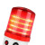 开图声光报警灯 可调音量led警示灯频闪强磁爆闪报警器闪烁旋转警示器 AC220V可调音量带开关红色带磁款 1只装