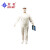 烘焙工作服套装水产车间工作服洁净服卫生车间工人防油防水工作服 白色长袖 3XL-185
