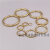 穗之语定制纯铜无缝铜环圆环实心铜圈包配件黄铜无缝圆圈 内径45mm