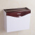 卫生间纸巾盒免打孔厕所卫生纸盒厕纸盒手纸盒浴室卫生纸置物架 褐色优雅透明（送升级版无痕贴）