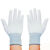 迪寇（Di Kou）【60双】薄款尼龙线透气工作手套劳保弹力性开车防晒男女礼仪用 白色尼龙手套12双 M（中号）