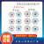 EO环氧乙烷标签3.6分指示卡贴纸红变蓝 中文英文40片/张 英文版已完全蓝色
