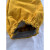 牛二层皮电焊套袖围裙劳保套袖电焊袖套l 黄色 42cm松紧套袖