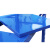 海斯迪克 HKW-48 仓储货架 库房仓库储物架 轻型多功能置物架 展示架 4层蓝色 长200*宽50*高200cm主架