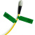 丽贴 LF30-45-35MG线缆标签 30mm×45mm+35mm 绿色 200张/卷