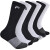 斐乐（FILA） 斐乐男子 运动中腰袜 套装春季新款6双装组合 中长袜子 经典logo 蓝色 均码