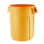 75升塑料圆形储物桶 加厚厨房垃圾桶 【灰色桶】