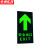 京洲实邦 安全出口标示牌指示牌夜光贴纸标识标牌 14*29cm左转箭头ZJ-1575