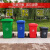 户外垃圾桶大号加厚塑料100l120240升室外商用环卫分类小区带盖桶 120L标准款+盖+轮