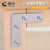 固乡 不锈钢角码 10片装 固定角铁支架连接紧固件 L型角码 40*40mm