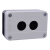 施耐德电气22mm按钮防水防尘盒 xalb02c 白色2孔按钮开关防护盒 IP65