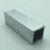 铝壳铝盒迷你铝壳线路板外壳DIY铝型材外壳仪表壳体厂25*25 现货长度80mm 银色