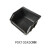 希万辉 加厚黑色组合式斜口零件盒物料盒斜口箱 1号90x105x50mm (10个装）