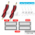 扫地机器人配件T7/T7PRO滤网滚主刷边刷尘盒水箱抹布支架 实用一年套装