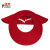 普舍（PUTSCHE）遮阳罩 红色 夏季户外建筑施工透气防晒太阳帽搭配安全帽使用