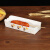 热狗盒船盒拉丝芝士热狗棒纸盒一次性外卖包装蛋包肠香肠带盖盒子 黄色免折热狗盒100个 常规