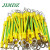 JIMDZ 光伏板接地线 太阳能连接线黄绿双色接地线 桥架配电箱跨接线 4平方-长250mm-孔径6mm-100条
