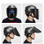 电焊面罩自动变光焊眼镜氩弧焊接头戴式焊帽 自动变光电焊面罩 灰色头盔式电焊面罩含6保护片