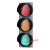 红绿灯交通信号灯警示灯道路光信号障碍灯机动车信号灯 三联方向指示信号灯-300mm