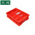 震迪格子箱435*315*100多格箱塑料分类盒收纳箱零件分格箱B4003