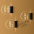 卫生间指示牌男女厕所标志牌带灯亚克力洗手间发光标识牌定制免接 A-3款29X11CM接电 1x1cm