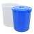 中典 YJ-E085 水桶 圆形塑料桶收纳桶大号水桶酒店厨房环卫物业垃圾桶 蓝色100升