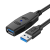 斯格USB3.0公对公延长线3.0双公数据线带芯片影片会议直播摄像头 USB3.0[公对母]数据线带放大器 20m