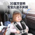 嘉迪诺（JADENO）可折叠儿童安全座椅汽车用婴儿宝宝座椅车载9月-12岁便携式坐椅 豪华红【isofix硬接口】