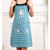 厨房围裙韩版时尚卡通可爱围腰防油污工作广告logo定制印字 绿色