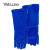 威特仕 10-2054彩蓝色长袖款电焊烧焊手套加长袖筒46cm防火耐磨隔热  XL# 定做