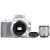 佳能（CANON） 入门级迷你单反数码相机套机vlog便携家用EOS 200D II二代拆单机 白色搭配佳能18-55+24mm f2.8双镜头套 套餐二