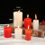 劲感红白蜡烛家里用应急照明蜡烛 停电蜡烛大号加粗圆柱耐烧蜡烛 5*8cm 4个装共520g 
