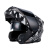 VCOROS大码摩托车头盔特大号4XL揭面盔双镜片可适配蓝牙行车记录仪PA901 PA901配黑色镜片（备注头盔） 3XL适合 63-64cm头围