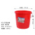 安大侠【18L带盖款】塑料手提水桶红色圆形储水桶大小水桶带盖子耐摔