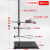 铁架台 大号铁架台实验室高40/60/100cm厘米1米多功能加厚国标全 十字夹