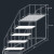 NOSAPC  304不锈钢踏步梯步步高台阶梯定制不退换 单位：个 1300*700*1400MM