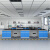 卡特里娜实验台全钢中央实验台操作台实验室工作台化验室化验桌无尘车间专用桌子支持定制1000*1500*800