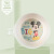 迪士尼（Disney）儿童手柄碗饭碗宝宝辅食碗卡通碗手柄防摔耐高温密胺餐具 白雪公主双色单柄碗