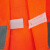 意尔嫚 丝光布反光马甲 交通安全反光背心马甲 环卫施工程肩部无反光条 橘红色