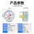 红旗（HONGQi）压力表Y-60Z表盘直径60mm轴向2.5级0-0.4mpa自来水压力表气压表油压表	