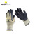 代尔塔(DELTAPLUS）202015防割手套半乳胶涂层防割手套灰黄色9码12副装