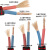 德威狮定制户外软线防冻防水电源线 国标电线电缆线护套线 黑色国标二芯4平方10米送全套