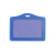 稳斯坦 WST214 PU胸牌皮 员工胸卡 工牌证件套 学生门禁 卡套(横式-玫红113*73mm）