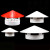 德银 管件多用实用屋顶塑料PVC防雨帽透气帽通气帽管帽通风口 160-200-250通用防雨帽红顶