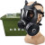 邦固  防毒面具+白支架+滤毒罐（Z-B-P2-2）+盒子 防毒烟雾生化训练防毒全面罩