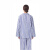 劳保佳 病号服套装 分体长袖棉质病人服 蓝白条长袖+长裤（松紧带）蓝白条套装 XL码