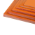 根苗 耐高温橘红色电木板加工定制整张零切绝缘胶木板雕刻隔热木板3 4 5 6mm 电木板 200mm*200mm*2mm(2片装）