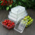 重安盛鼎 水果包装盒一次性 无盖 生鲜果蔬打包 透明八角果切盘 八角盒透明100个*1斤