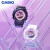 卡西欧（CASIO）BABY-G系列 防震防水LED照明时尚女表 鬼马黑粉 BA-110PL-1ADR